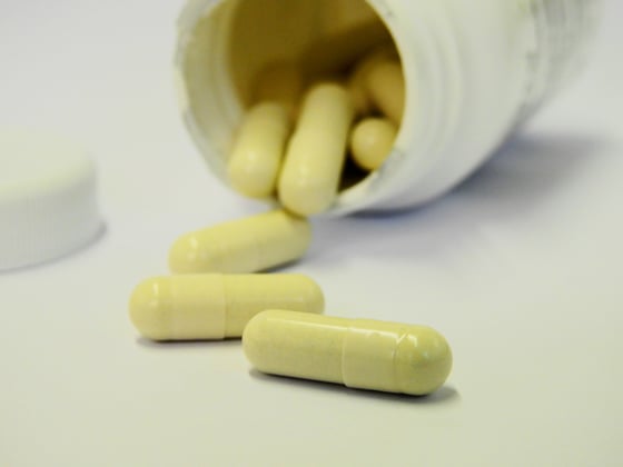spilled pill bottle